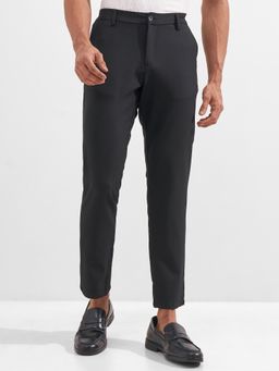 HIGHLANDER - Men Black 4 Way Lycra Super Stretch Trouser