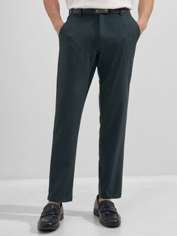 HIGHLANDER - Men Green 4 Way Lycra Super Stretch Trouser