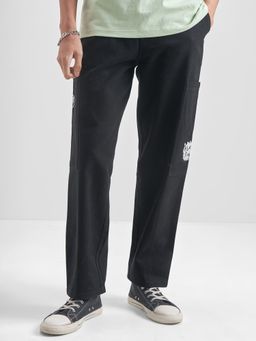 HIGHLANDER - Marvel Black Panther Men Black Regular Length Cargo