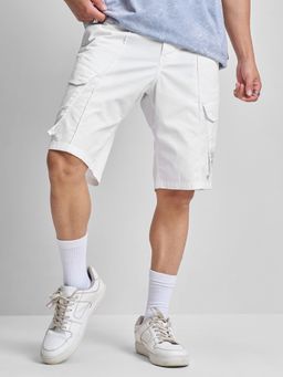 HIGHLANDER - Marvel Iron Man Men White Relaxed Cargo Short