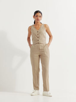 The Indian Cause - Beige Anne Co-Ord (Set of 2)