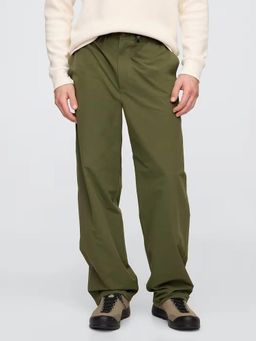 GAP - Olive Men's Loose Fit Mid-Rise Trouser