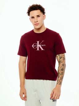 Calvin Klein - Red Men's Logo Straight Fit T-Shirt