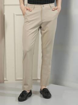 CRIMSOUNE CLUB - Men's Everyday Beige Chino Trouser