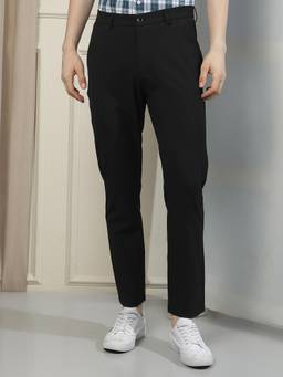 CRIMSOUNE CLUB - Men's Premium Black Chino Trouser