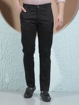 CRIMSOUNE CLUB - Men's Modern Black Trouser