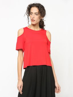 Gipsy - Red Fashion Knitted Top
