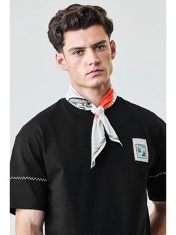 Snitch - X BISMIL Printed Cotton Bandana - White