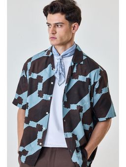 Snitch - X BISMIL Printed Cotton Bandana - Blue