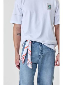 Snitch - X BISMIL Printed Cotton Bandana - White