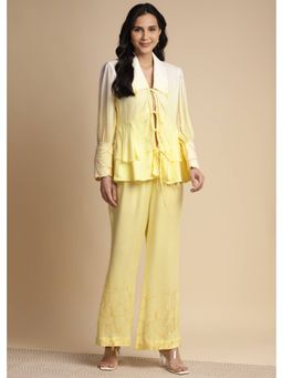 SAKSHI KHETTERPAL - Sunshine Ombre Tie Up Co-Ord (Set of 2)