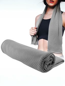 Strauss - Cooling Towel, 80 cm, Grey (S)