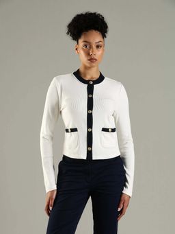 Tommy Hilfiger - Regular Fit Cotton Round Neck Cardigan