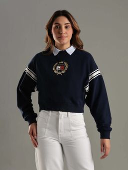 Tommy Hilfiger - Relaxed Fit Cotton Crew Neck Sweater