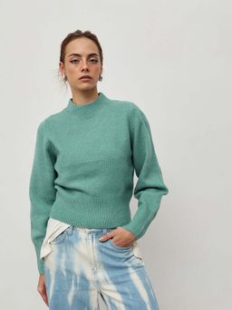 STREET 9 - Women Green Acrylic sweater
