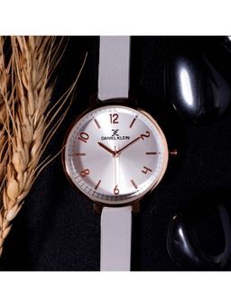 Daniel Klein - Silver Premium Round Dial Analog Watch For Women - DK11983 - 5