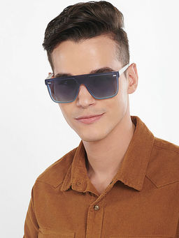 Vincent Chase - Unisex Square Sunglasses Blue