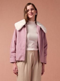 U.S. POLO ASSN. - Fur Collar Relaxed Fit Jacket