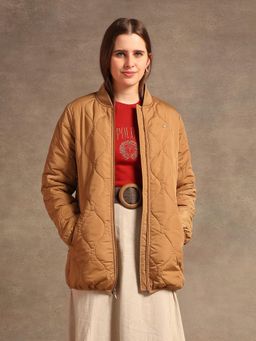 U.S. POLO ASSN. - Stand Collar Longline Quilted Jacket