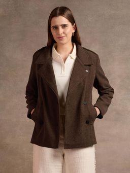 U.S. POLO ASSN. - Notched Collar Double-Breasted Jacket