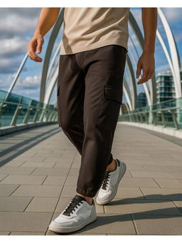 Bewakoof - Air 1.0 Men's Brown Oversized Cargo Joggers