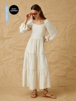 Koton - Maxi Beige Dress