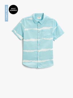 Koton - Boys Open Indigo Shirt