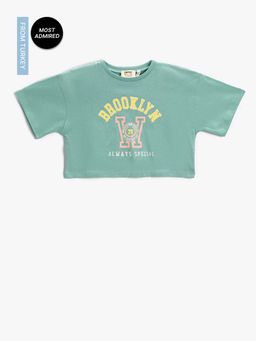 Koton - Girls Khaki T-shirt