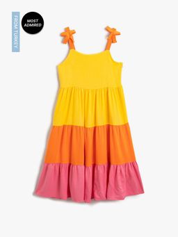 Koton - Girls Yellow Dress