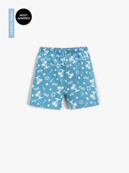 Koton - Boys Hakik Blue Printed Bottoms