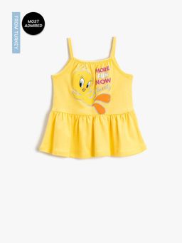 Koton - Girls Yellow Dress
