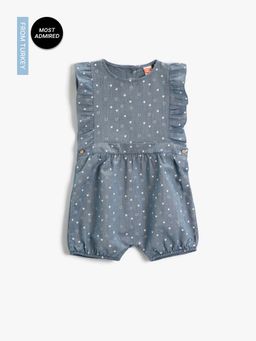 Koton - Girls Central Indigo Dress