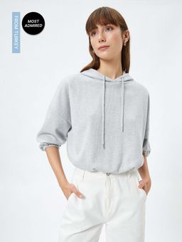 Koton - Sweatshirt with Hoodie For Women