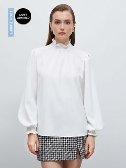 Koton - Balloon Sleeve Top For Women