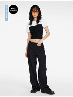 Koton - Womens Black Short Sleeve T-Shirt
