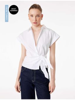 Koton - Womens White Poplin Shirt