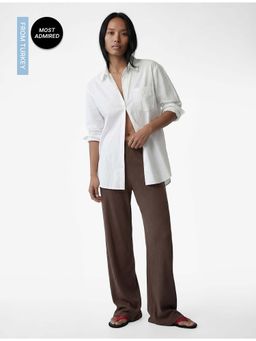 Koton - Womens Brown Slim Fit Trouser