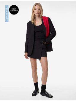 Koton - Womens Black Mini Skort