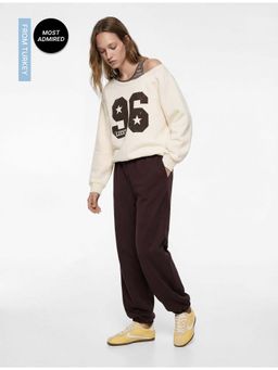 Koton - Womens Beige Halter Neck Sweatshirt