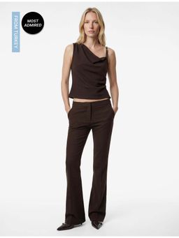 Koton - Womens Brown Sleeveless Top