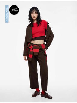Koton - Womens Brown Culotte Jeans