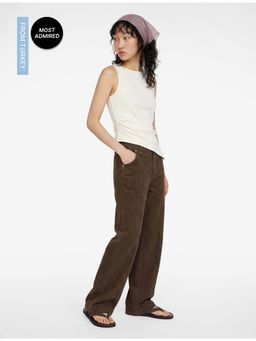 Koton - Womens White Boat Neck Top