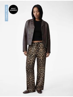 Koton - Womens Brown Wide Leg Pant