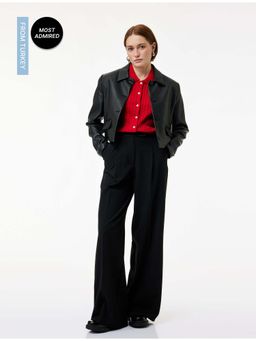 Koton - Womens Black Trouser