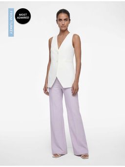 Koton - Womens Purple Wide Pant