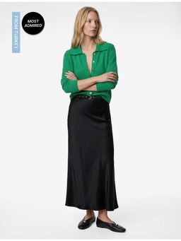 Koton - Womens Black Maxi Skirt
