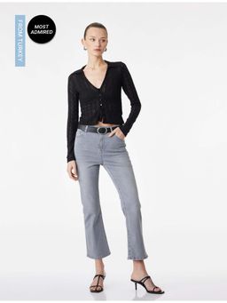 Koton - Womens Grey Flare Jeans