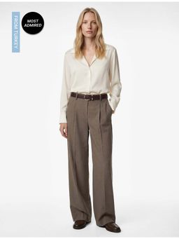 Koton - Womens Off White Satin Shirt