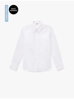 Koton - Womens White Poplin Shirt