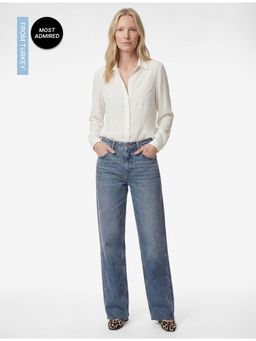 Koton - Womens White Classic Collar Shirt